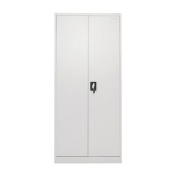 Dulap metalic fiset gri 1800x800x350 mm, 2 usi securizate, 4 polite