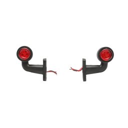 Set lampi laterale de gabarit LED 12/24V rosu-alb Breckner FR0103