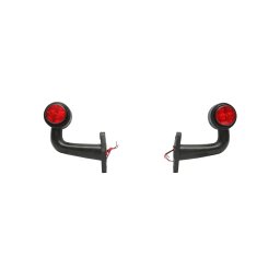 Set lampi laterale de gabarit LED 12/24V rosu-alb FR0115 Breckner Germany