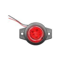 Lampa laterala de gabarit cu 9 LED-uri 12-24V rosie Breckner FR0169