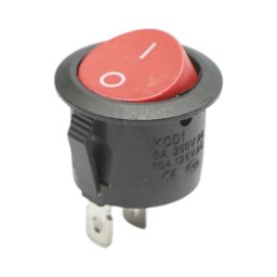 Buton întrerupator ON-OFF cu 2 pini, 12V/10A, 250V AC, Breckner Germany