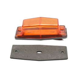 Lampa laterala LED galbena 135 mm 12-24V Breckner Germany pentru remorci