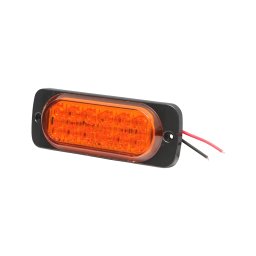 Lampa laterala LED stroboscopica galbena 116 mm 12-24V Breckner