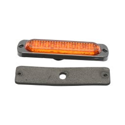 Lampa laterala LED stroboscopica galbena 113 mm 12-24V Breckner