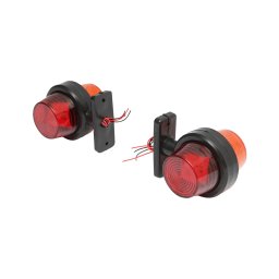 Lampa de pozitie LED rosu-galben 60 mm 12-24V Breckner Germany