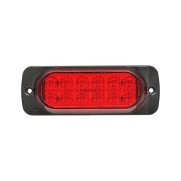 Lampa gabarit laterala LED rosie 12-24V, 115x40 mm, Breckner Germany