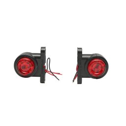 Lampa gabarit laterala LED rosu-alb 12-24V FR1102 Breckner Germany
