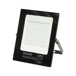 Proiector LED 30W IP65, lumina rece 6500K, negru, Breckner Germany