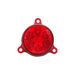 Lampa LED rotunda universala rosie 12/24V Breckner Germany
