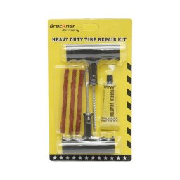 Kit profesional vulcanizare anvelope tubeless la rece cu snur si adeziv (reparat cauciuc)