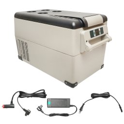 Frigider auto cu compresor 35L, alimentare 12/24/220V, 60W