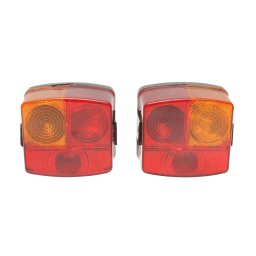 Set lampi spate dreptunghiulare stanga/dreapta pentru John Deere, Deutz Fahr, Renault Fendt 2377139KZ, 2377138, UC 1001-49