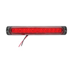 Lampa LED laterala de gabarit rosie 12-24V, 12 LED, Breckner FR-0279-R