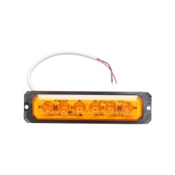 Lampa LED laterala de gabarit galbena 12-24V cu 6 LED-uri Breckner