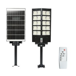 Lampa solara LED 400W pentru iluminat stradal, cu senzor si telecomanda