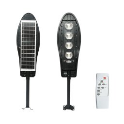 Lampa solara LED stradala 200W cu panou solar si senzor Breckner