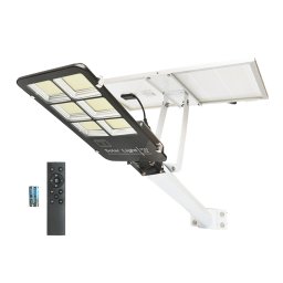 Lampa solara LED 300W cu panou 25W, senzor miscare si telecomanda IP65