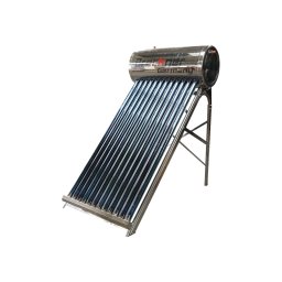 Panou solar nepresurizat din inox, 12 tuburi, boiler 120L Breckner Germany