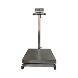 Cantar electronic platforma 1500 kg cu roti si brat pliabil Breckner