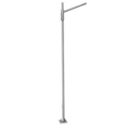 Stalp octogonal 4 m cu brat orizontal pentru iluminat stradal