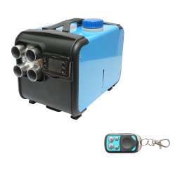 Sirocou portabil diesel 5KW 12/24/220V cu LCD, telecomanda si bujie Kyocera