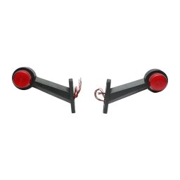 Set lampi gabarit laterale LED neon 12V-24V rosu-alb Breckner