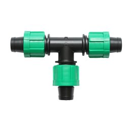 Teu egal 17 mm pentru banda de picurare, conector irigatii Poelsan