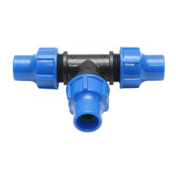 Teu egal compresiune 3/4 tol PN10 pentru sisteme de irigatii