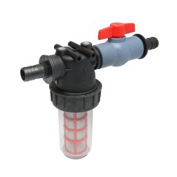 Filtru pentru erbicidator cu robinet, lungime 290 mm, racord 31 mm