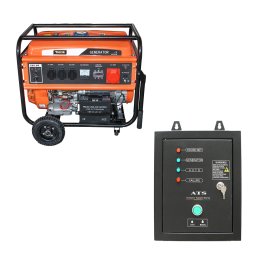 Generator electric pe benzina THOR 7.2 kW, 220/380V, ATS, pornire electrica/manuala