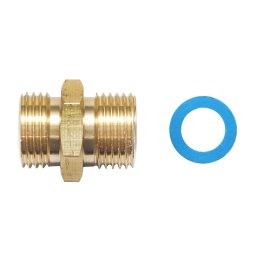 Adaptor 1/2 pentru teava flexibila gofrata din inox DN12 cu garnitura