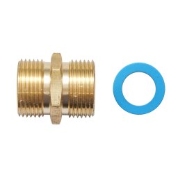 Adaptor pentru teava flexibila gofrata din inox DN16-3/4 cu garnitura