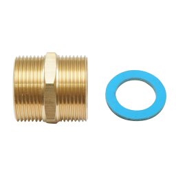Adaptor pentru teava flexibila gofrata din inox, cu garnitura DN25 1 1/4
