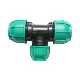 Teu redus cu compresiune 32x25x32 mm PN16 pentru sisteme de irigatii