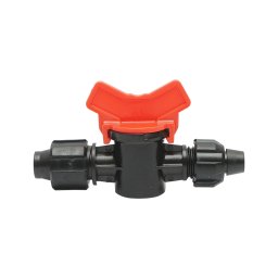 Robinet pentru banda de picurare D17 mm, control debit irigatii