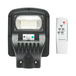 Lampa solara LED stradala 50W, IP65, cu senzor si telecomanda