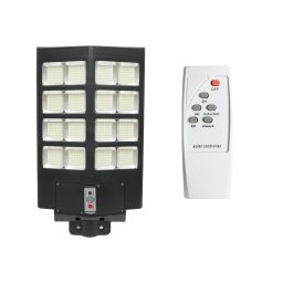 Lampa solara LED stradala 800W, IP65, cu senzor radar si telecomanda