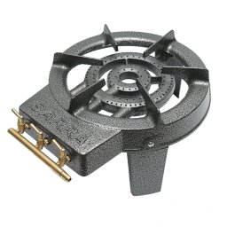 Pirostrie pe gaz din fonta cu 3 picioare, arzator 300x107 mm