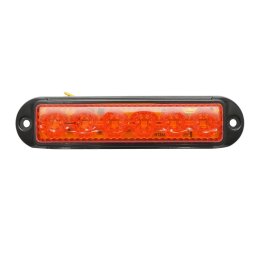Lampa laterala LED galbena slim 12-24V 160x36 mm Breckner FR1286Y