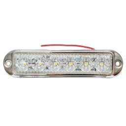 Lampa laterala de gabarit LED slim 12-24V cromata Breckner