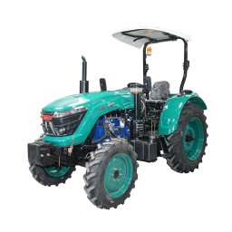 Tractor agricol 80 CP 4x4 verde cu semicabina Konig Traktoren seria 804