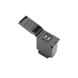 Priza încarcator universala cu 2 porturi USB 5V 3.1A, montaj încastrat