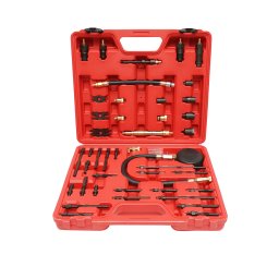 Trusa tester compresie motor pentru benzina si diesel, cu adaptoare multiple