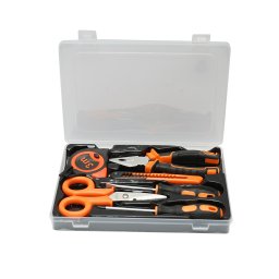 Trusa de scule si unelte combinate, 6 piese, cutie compacta pentru uz casnic