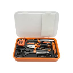 Trusa de scule si unelte combinate 27 piese, compacta, pentru uz casnic