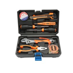 Trusa de scule si unelte combinate 8 piese, compacta pentru uz casnic
