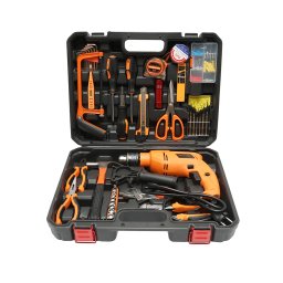 Masina de gaurit 600W cu set scule si unelte 60 piese, 220V