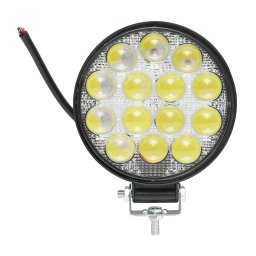 Lampa LED spot 42W cu 14 LED-uri, 10-30V, IP67, unghi 30°, carcasa aluminiu