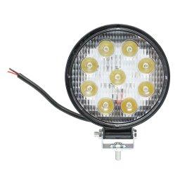 Lampa LED auto 27W, 9 LED-uri, 10-60V, flood 60°, IP67, 6000K