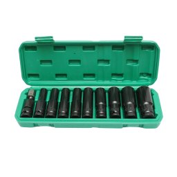 Trusa chei tubulare de impact lungi 8-24 mm, 10 piese, Breckner Germany